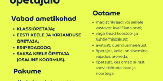 Jüri Kooli tööpakkumised